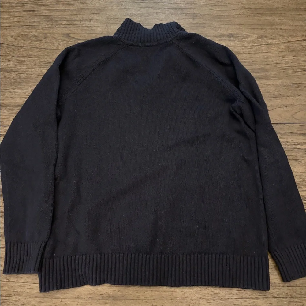 Boden Navy V-Neck Women's Sweater - Picture 4 of 5